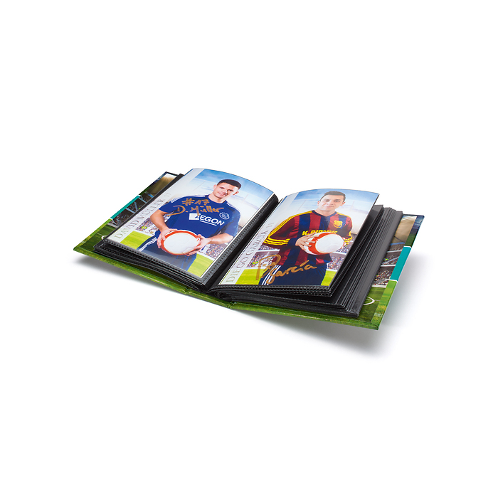 Taschenalbum mit 30 Hüllen für 60 Autogrammkarten