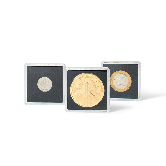 Münzkapseln QUADRUM, Innendurchmesser 13 mm per 100 Stück