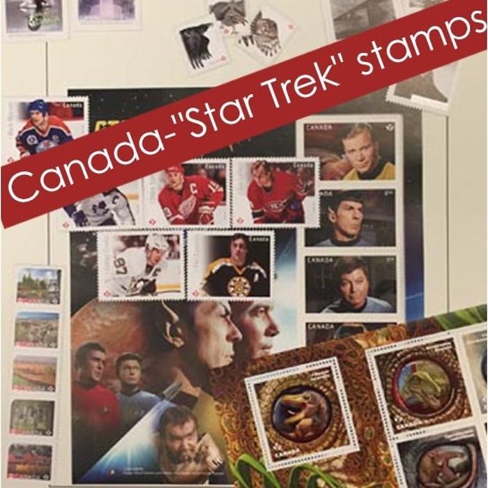 LEUCHTTURM SF-Sondernachtrag Canada-'Star Trek' stamps 2016