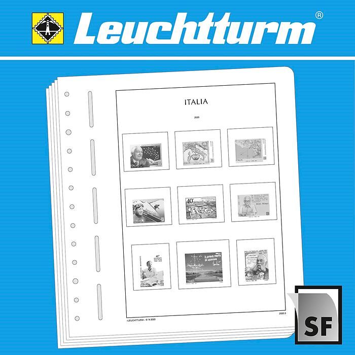 Leuchtturm Vordruckblätter mit Klemmtaschen Italien 2015-2019
