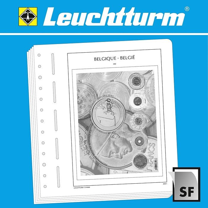 LEUCHTTURM SF-Vordruckblätter Belgien 2015-2019