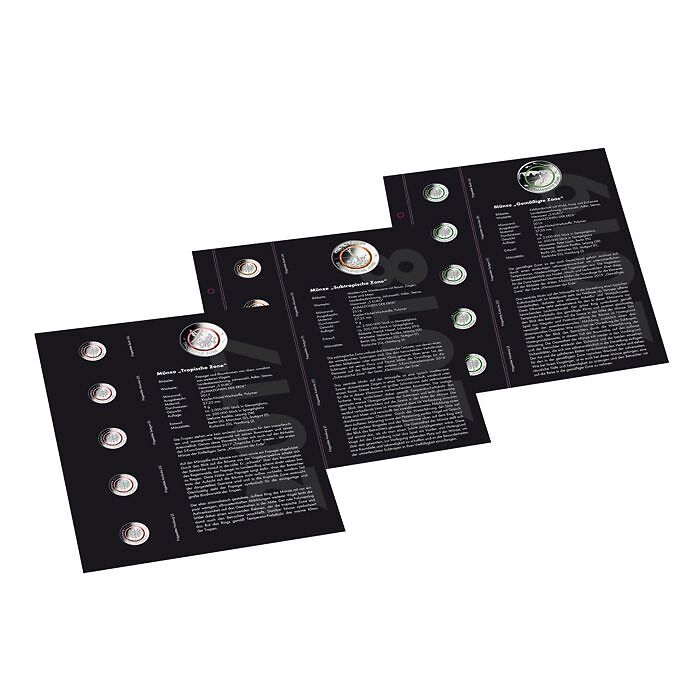 Nachtrag 2018 'Subtropische Zone' für Vordruckalbum Deutsche 5-Euro-Sammlermünzen, Band 1