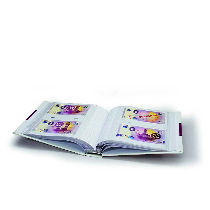 Album für 200 'Euro Souvenir'-Banknoten