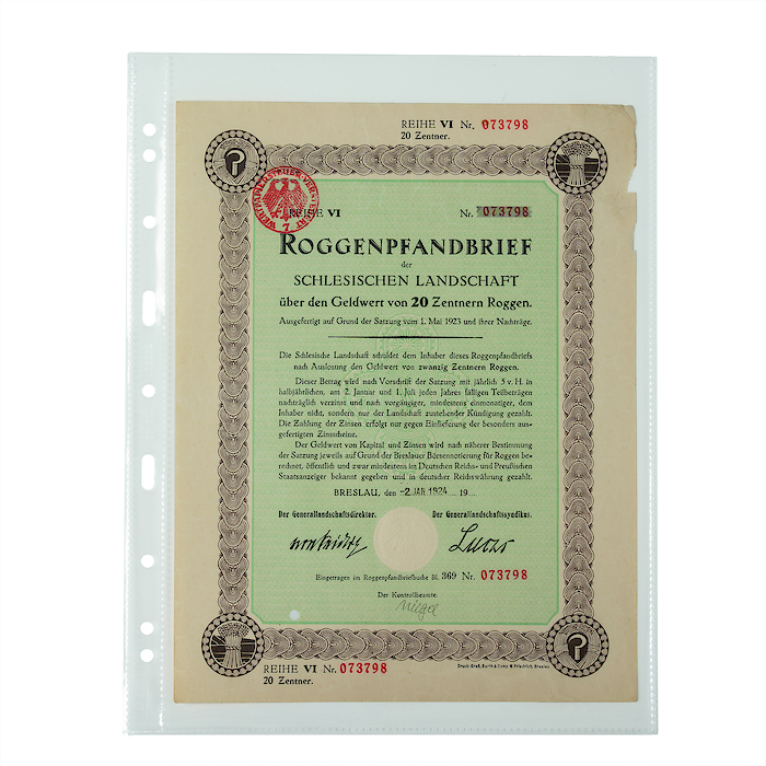 Grande Easy Kunststoffhüllen mit einer Tasche, PP, klar, 50er Pack