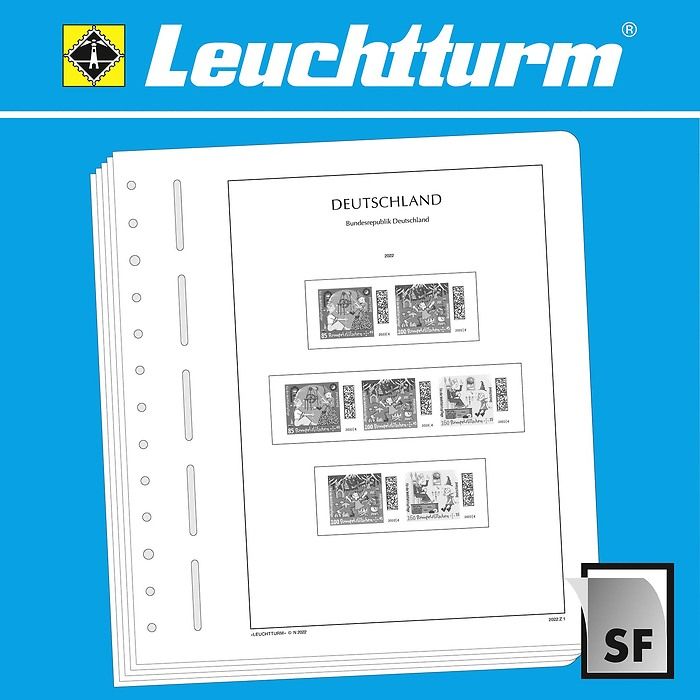 LEUCHTTURM SF-Nachtrag Bundesrepublik Deutschland Zusammendrucke 2018