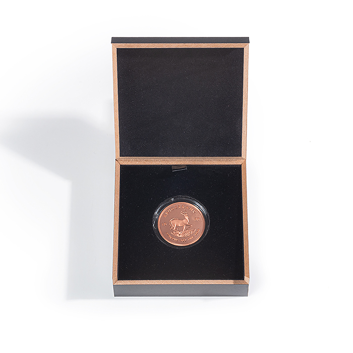 Münzetui LUXOR für eine Münze in Kapsel (Innendurchmesser 33 mm)