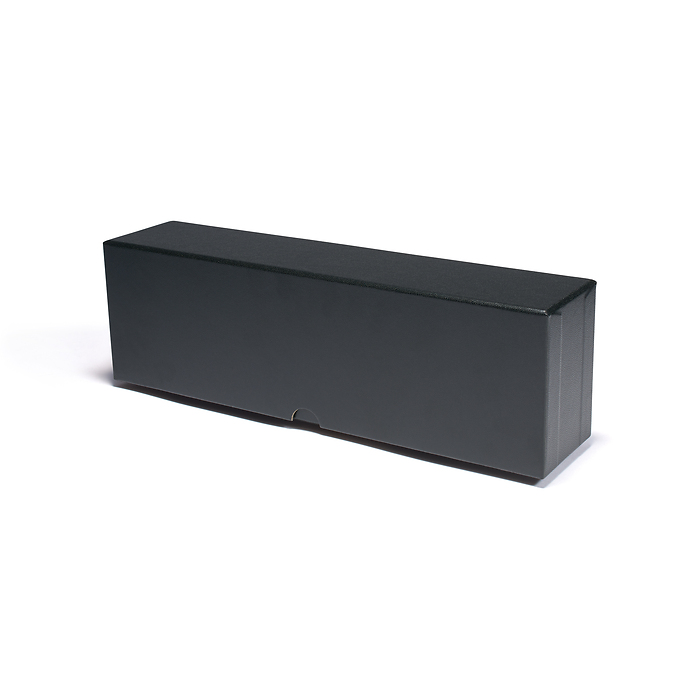 Logik Archivbox für 40 Goldbarren im Blister oder Coin Cards, Hochformat, schwarz