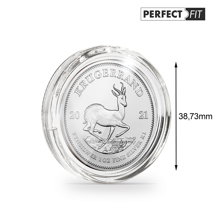 Ultra Perfect Fit Münzkapseln für 1 oz.Krügerrand Silber (38.73 mm), 10er-Pack