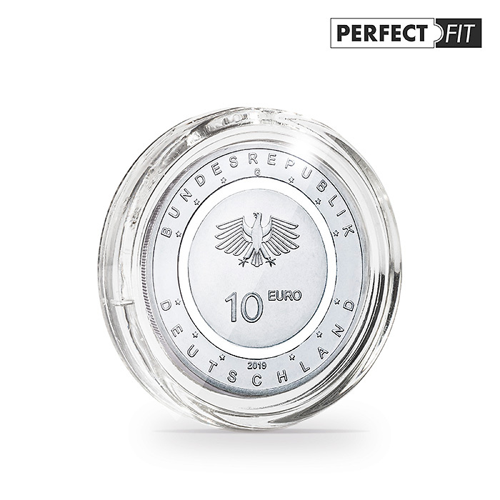 Münzkapseln Ultra Perfect Fit für deutsche 10 Euro (28,75 mm), 100er-Pack