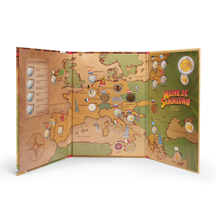 Presso Münzalbum 'Kids'  für 24x 2-Euro-Münzen