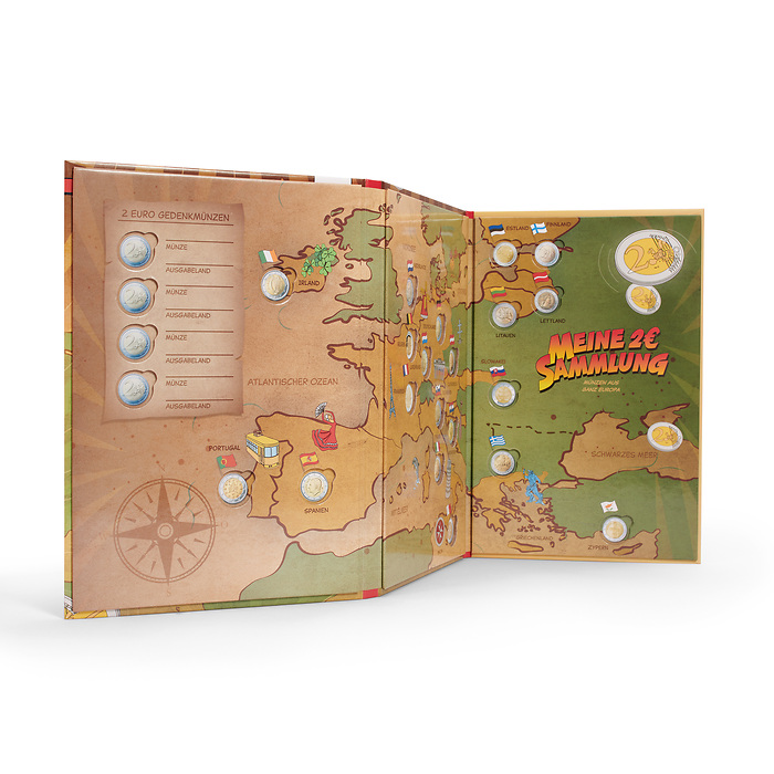 Presso Münzalbum 'Kids'  für 24x 2-Euro-Münzen