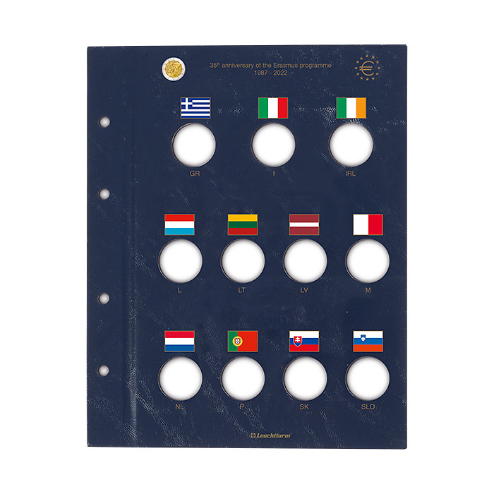 Münzblätter VISTA 'Erasmus 2022' 2er Pack