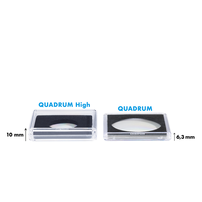 Münzkapseln QUADRUM High, Innendurchmesser 36 mm per 50 Stück