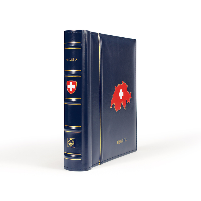 Leuchtturm Vordruckalbum mit Klemmtaschen 'Schweiz 2020-2025', blau