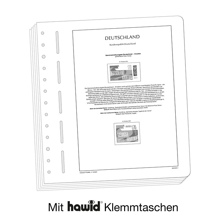 Leuchtturm Nachtrag mit Klemmtaschen Bundesrepublik Deutschland Gemeinschaftsausgabe 2021