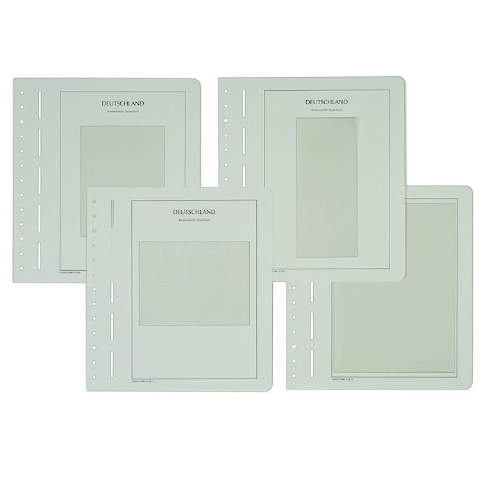 LEUCHTTURM Blankoblätter für Zehnerbogen, Bogenformat: 130x170 mm, 5er Pack