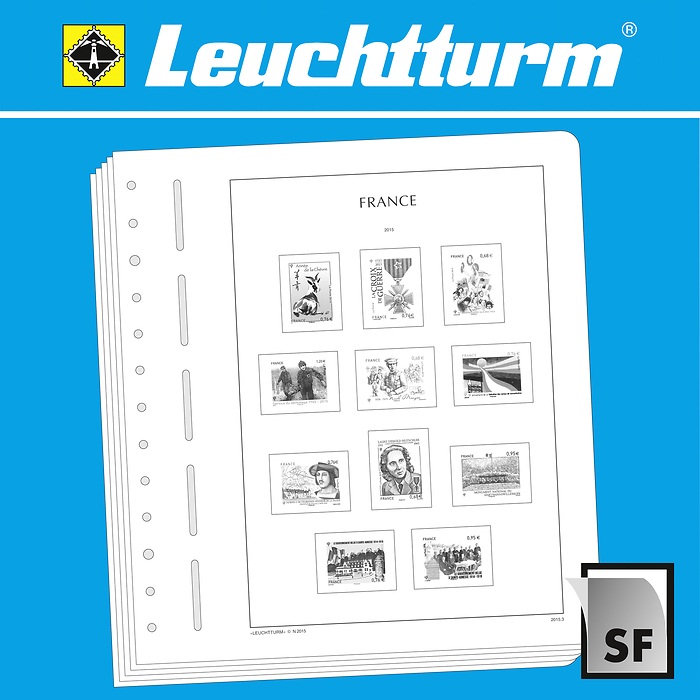 Leuchtturm Nachtrag mit Klemmtaschen Frankreich -Blocks 'Edition Spéciale' 2021