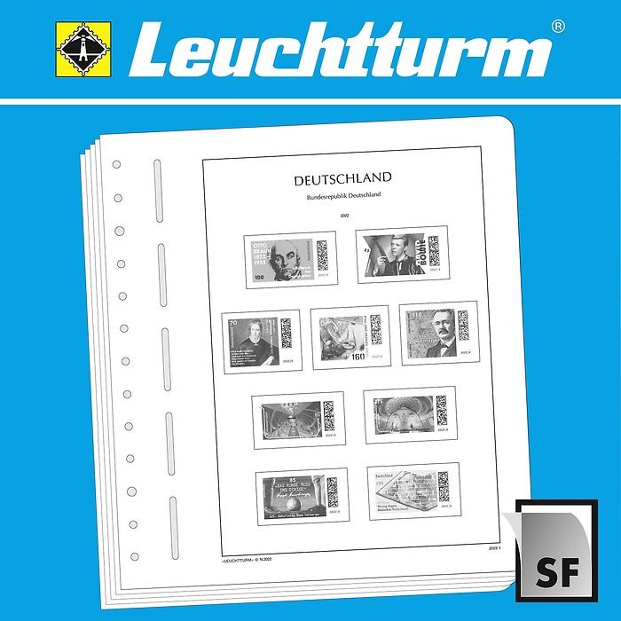 LEUCHTTURM Vordruckblätter Bundesrepublik Deutschland 2020-2022