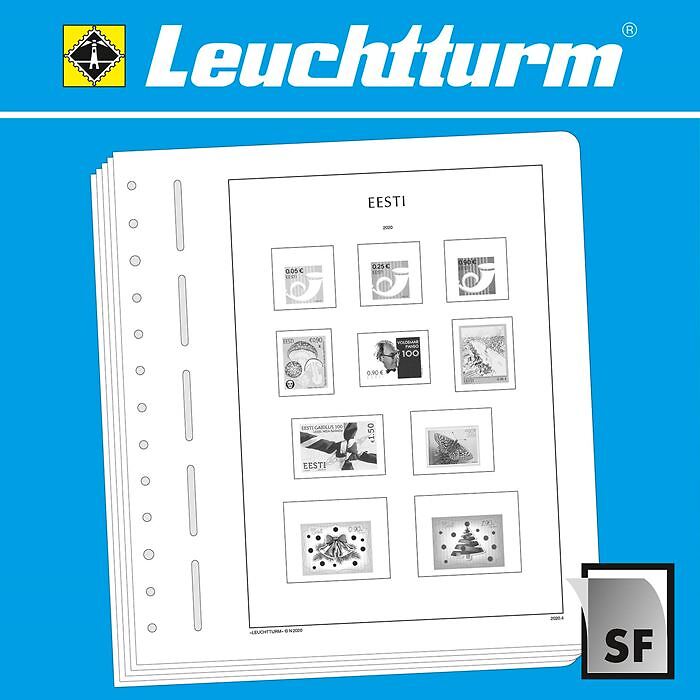 Leuchtturm Vordruckblätter mit Klemmtaschen Estland 2020-2024