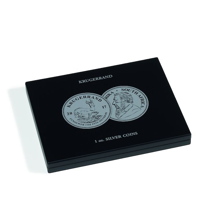 Münzkassette VOLTERRA für 20 Silbermünzen „Südafrika Krügerrand“ in QUADRUM-Kapseln