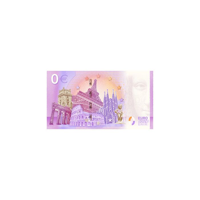 Leuchtturm Null-Euro-Souvenir-Schein „Brandaris“