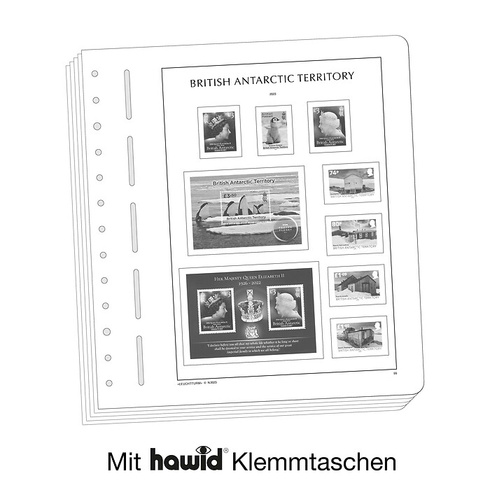 Leuchtturm Nachtrag mit Klemmtaschen Britische Antarktis 2023