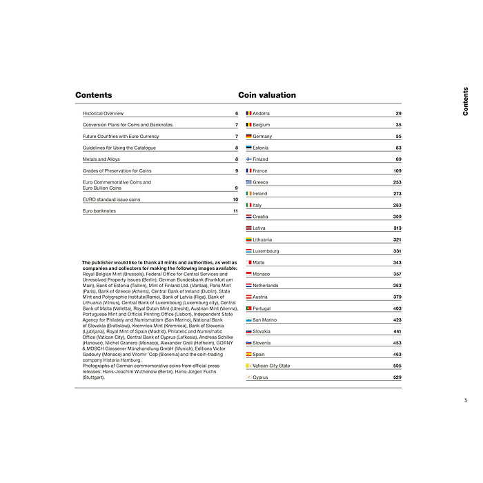 Euro-Münzen-und Banknotenkatalog 2025 englisch