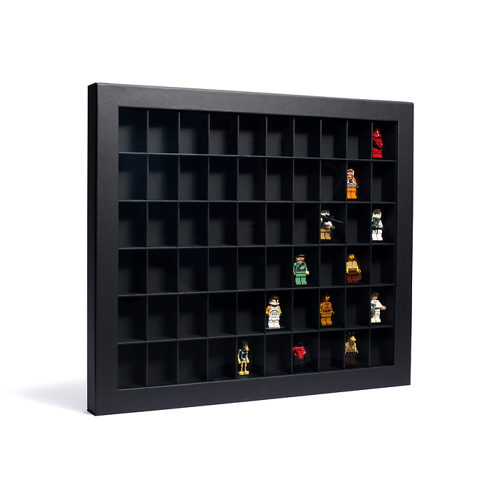 Showcase Sammelbox mit 60 Fächern, schwarz