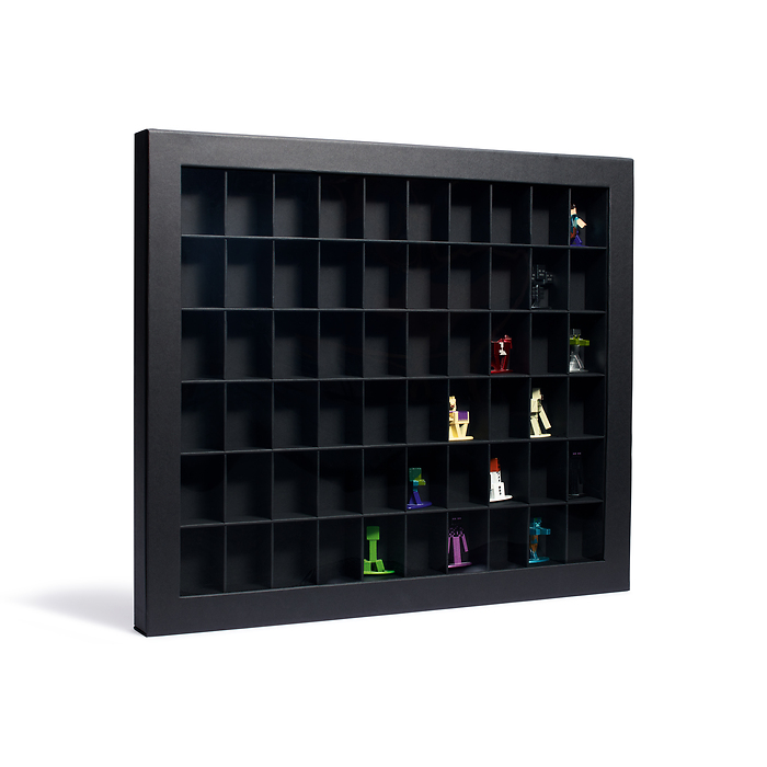 Showcase Sammelbox mit 60 Fächern, schwarz