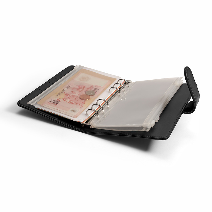 Tokyo Black - Travel Money Ringbinder inkl. 5 Hüllen
