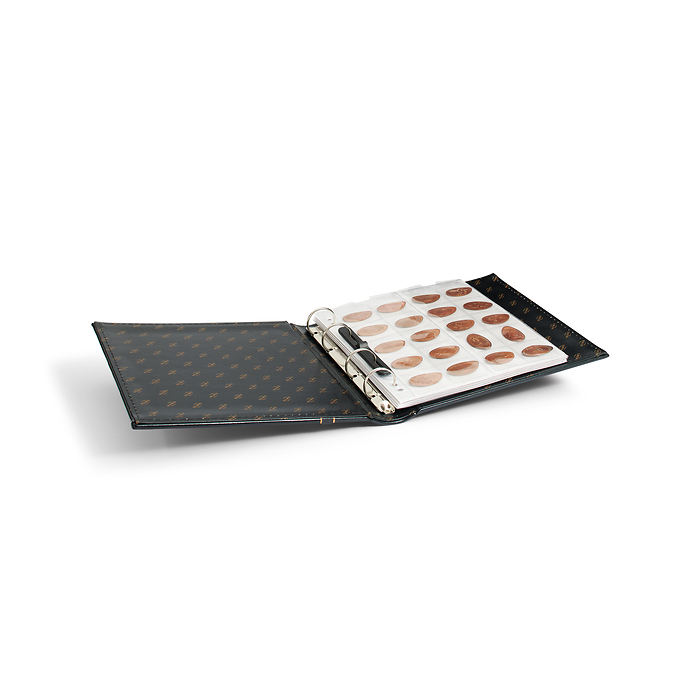 Numis Album für Pressed Pennies, inkl. 5 Hüllen und Schutzkassette