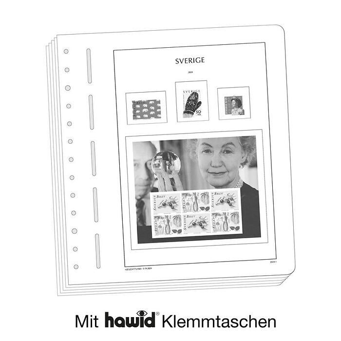 Leuchtturm Nachtrag mit Klemmtaschen Schweden 2024