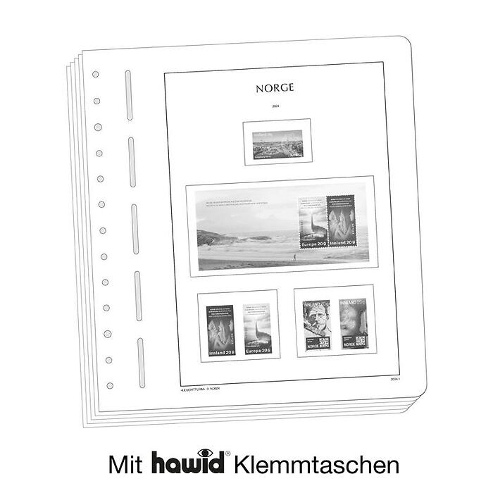 Leuchtturm Nachtrag mit Klemmtaschen Norwegen 2024