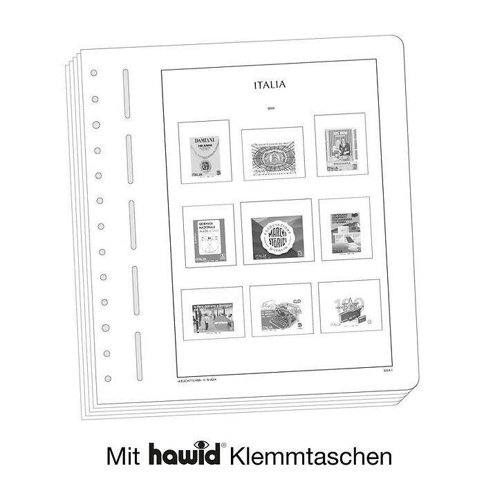 Leuchtturm Nachtrag mit Klemmtaschen Italien 2024