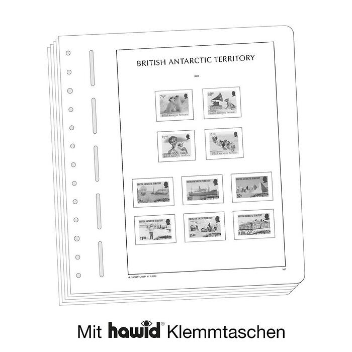 Leuchtturm Nachtrag mit Klemmtaschen Britische Antarktis 2024