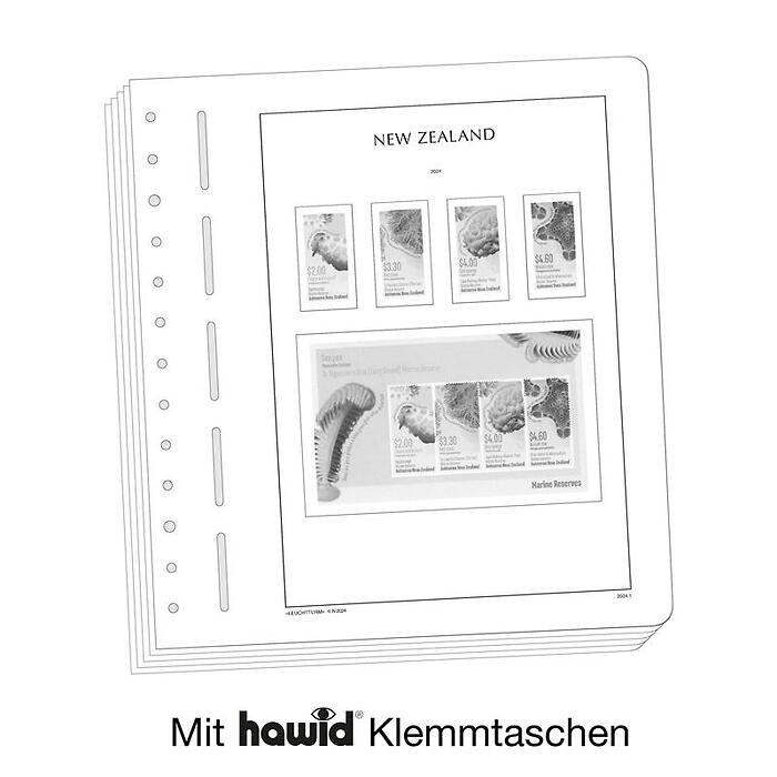 Leuchtturm Nachtrag mit Klemmtaschen Neuseeland 2024