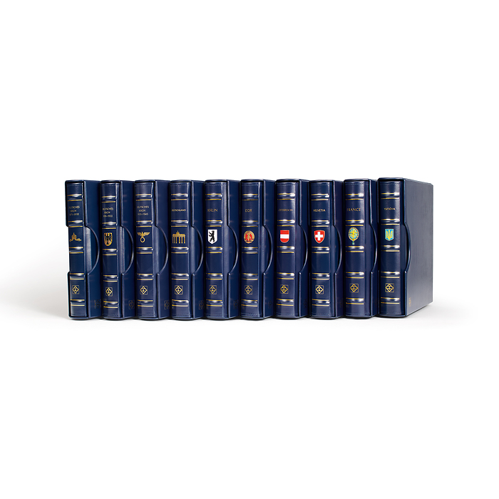 Perfect DP Drehstabbinder im Classic Design mit Prägung, inkl. Schutzkassette