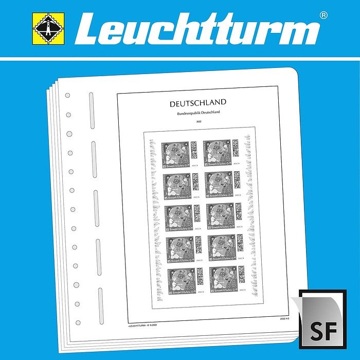 LEUCHTTURM SF-Vordruckblätter Deutschland Markenheftchen