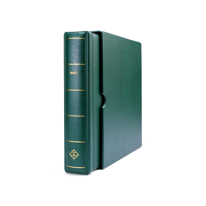 Leuchtturm Vordruckalbum mit Klemmtaschen Frankreich inkl. Schutzkassette