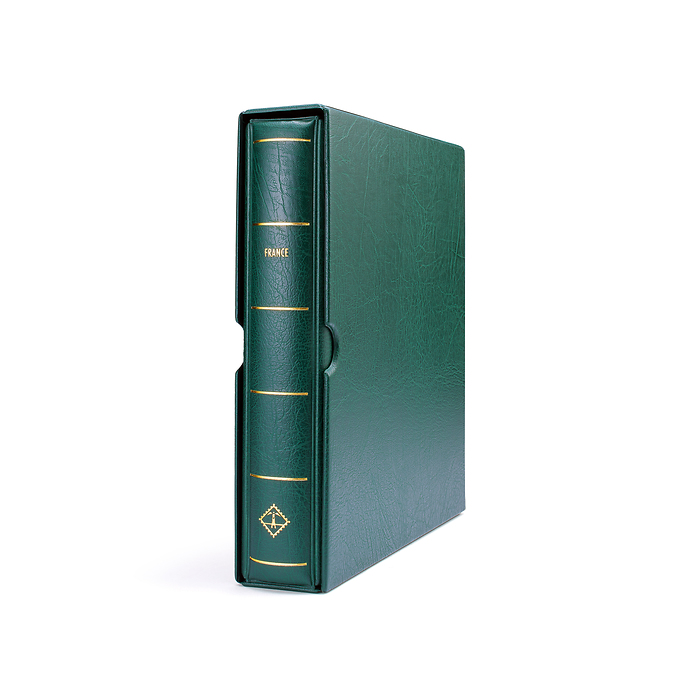 Leuchtturm Vordruckalbum mit Klemmtaschen Frankreich inkl. Schutzkassette