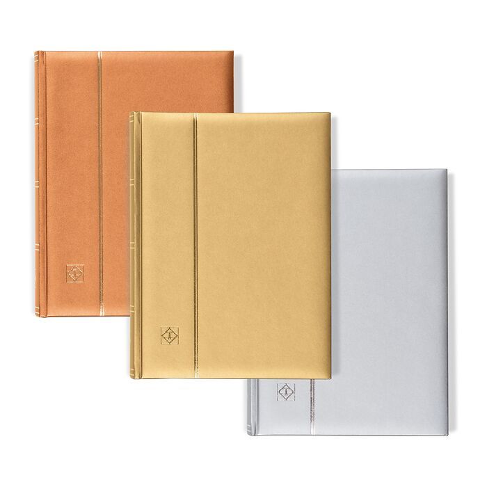 Einsteckbuch COMFORT,DIN A4, 64charmoisfarbene Seiten, wattierter Einband,Metallic Edition