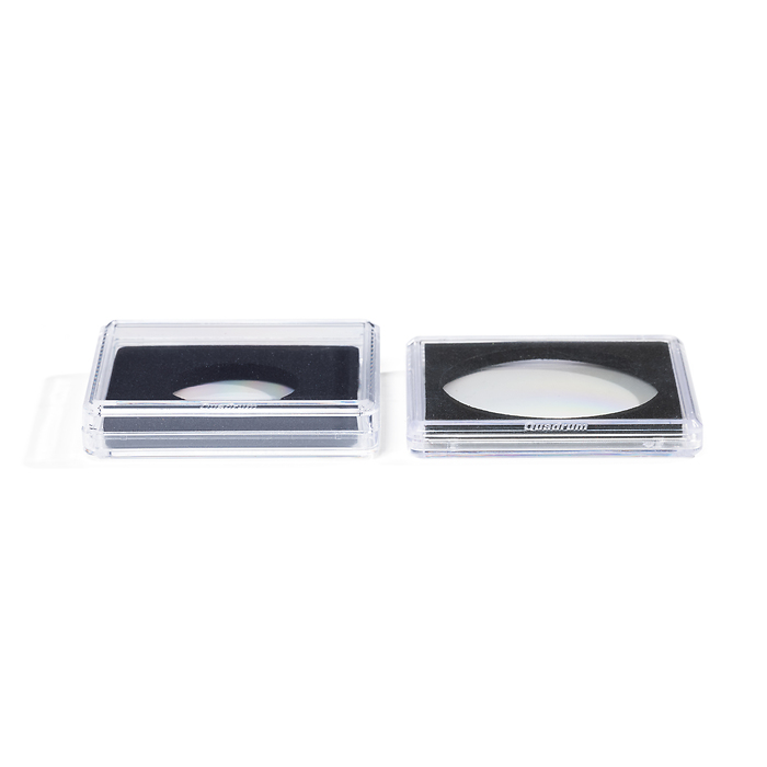Münzkapseln Quadrum High, Außenmaße 50 x 50 mm, Füllhöhe 6 mm, 50er-Pack