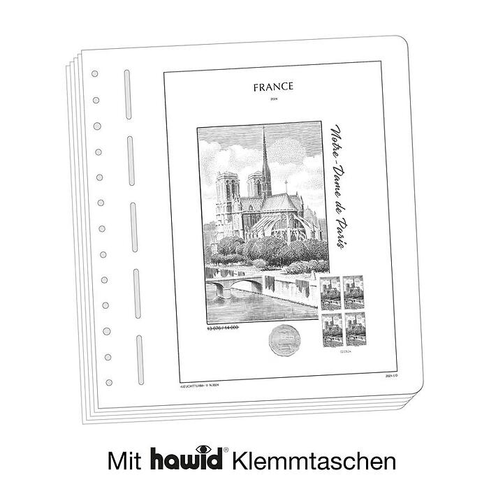 Leuchtturm Nachtrag mit Klemmtaschen Frankreich -Blocks 'Edition Spéciale'