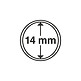 Grips Münzkapseln  14 mm, 10er  Pack