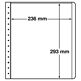LEUCHTTURM Blankoblätter, 1er Einteilung, 236x293 mm, 10er Pack
