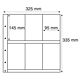 Maximum Kunststoffhüllen, für  alte Postkarten, Hochformat,  glasklar, 5er Pack
