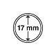 Grips Münzkapseln  17 mm, 10er  Pack