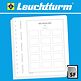 Leuchtturm Blankoblätter für Automatenmarken Typ 'Klüssendorf', Berlin, 12er Pack