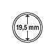 Grips Münzkapseln  19,5 mm, 10er Pack