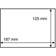 HP Schutzhüllen 187x125 mm, 50er Pack